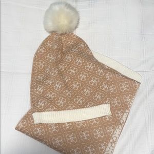 Guess beanie and scarf